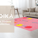 Colorful Youthful Artistic Floor(Pink)