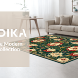 Elegant Floral Art Nouveau Aesthetic(Green)