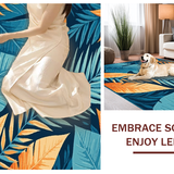 Modern Abstract Floral Composition(Blue)
