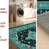 Luxurious Teal Accented Design(Black)