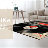 Monochrome Circular Artful Design(Black)