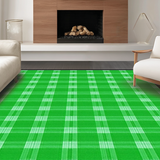 Contemporary White Checkerboard Aesthetic(Green)
