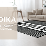 Contemporary Black and White Elegance(Black)