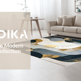 Minimalist Symmetrical Gold and Gray Design(Gray)