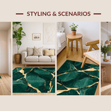 Modern Abstract Patterned Elegance(Green)
