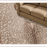 Contemporary Neutral Animal Print Dining Room(Beige)