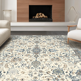 Luxurious Neutral Medallion Style(Ivory)
