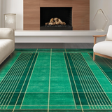 Abstract Gold Linear Artistry(Green)