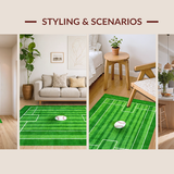Vibrant Red and White Texture(Green)