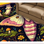 Ultra Soft Area Rug, Non Slip, Stain Resistant, Washable Area Rugs for Living Room, Bedroom, Witchy Farmhouse Fantasy(Purple) - ODIKA