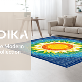 Artistic Whimsical Floral Elements(Blue)
