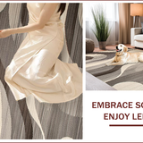 Contemporary Abstract Swirl Motif(Gray)