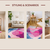 Artistic Abstract Pink Blue Fusion(Pink)