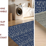 Modern Ogee Design with Contrast(Blue)