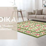 Vintage Floral Botanical Motif(Beige)