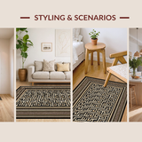 Sophisticated Natural Color Geometric Theme(Black)