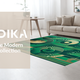 Abstract Tiled Motif(Green)