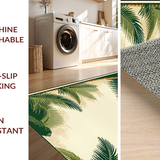 Artful Distressed Jungle Imagery(Beige)