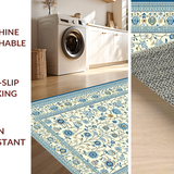 Rustic Blue Tiled Design(Beige)