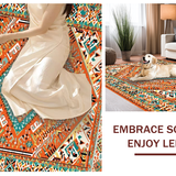 Rustic Orange Medallion Elegance(Orange)