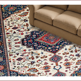 Vintage Tiled Blue Aesthetic(White)