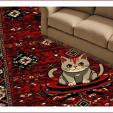 Playful Quirky Cat Aesthetic(Red)