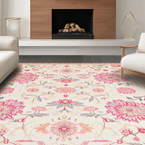 Elegant Botanical Motif Composition(Beige)
