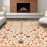 Stylish Distressed Floral Harmony(White)