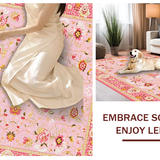 Vibrant Retro Botanical Design(Pink)