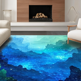 Artful Bright Galactic Landscape(Blue)
