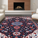 Elegant Floral Blue Tones(Blue)