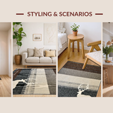 Stylish Rustic Charm Hide(Gray)
