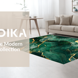 Modern Swirl Aesthetic Visualization(Green)