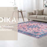 Contemporary Blue Tones Design(Pink)