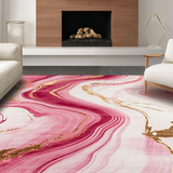 Elegant Pink Abstract Motif(Pink)