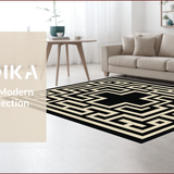 Elegant Black Beige Trellis Aesthetic(Beige)