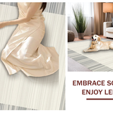 Chic Striped Border Arrangement(Beige)