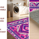 Retro Geometric Tribal Twist(Purple)
