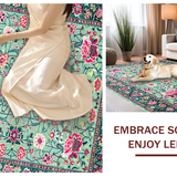 Chic Abstract Floral Geometry(Ivory)
