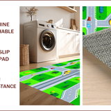 Vibrant Cityscape Playful(Green)