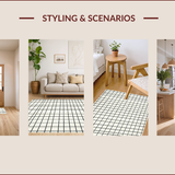 Chic Minimalist Tiled Design(Ivory)