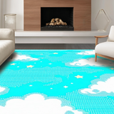 Playful Pastel Aviation Dreamscape(Blue)