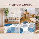 Modern Fuzzy Tiled(Blue)