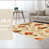 Elegant Whimsical Standing Mat for Laundry Rooms(Beige)
