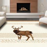 Luxurious Warm Tones Wildlife Design(Beige)