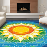 Artistic Whimsical Floral Elements(Blue)