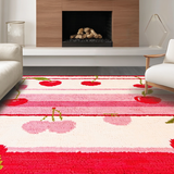Whimsical Cherry Blossom Motif(Red)