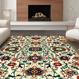 Chic Colorful Retro Motif(Ivory)