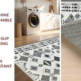 Abstract Monochrome Lattice Design(Ivory)