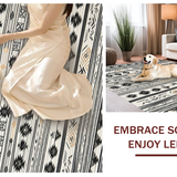 Minimalist Monochrome Geometric Motif(Black)